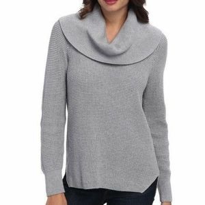 Michael Kors Waffle Knit Sweater - Cowl Neck